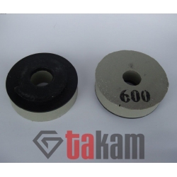 Kamienie szlifierskie okrągłe śr. 130 mm - żywiczne, wałek